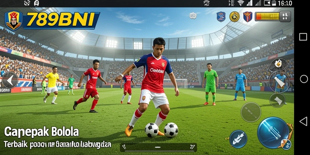 Tangkapan layar gameplay <strong>789BNI</strong> yang menampilkan pertandingan sepak bola yang mendebarkan.