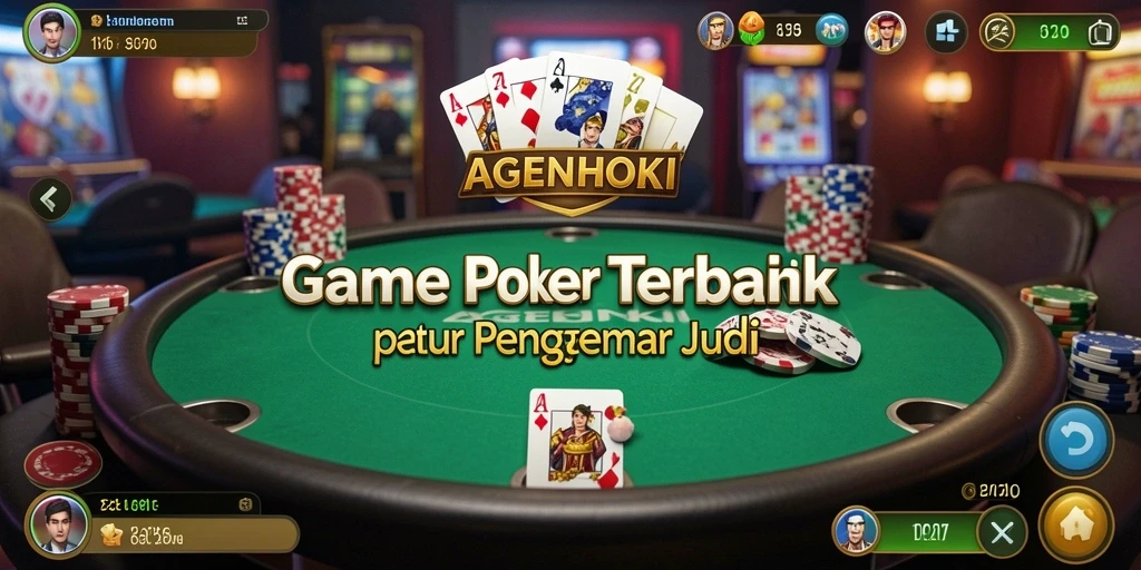 Tampilan gameplay AGENHOKI yang mendebarkan dan interaktif.