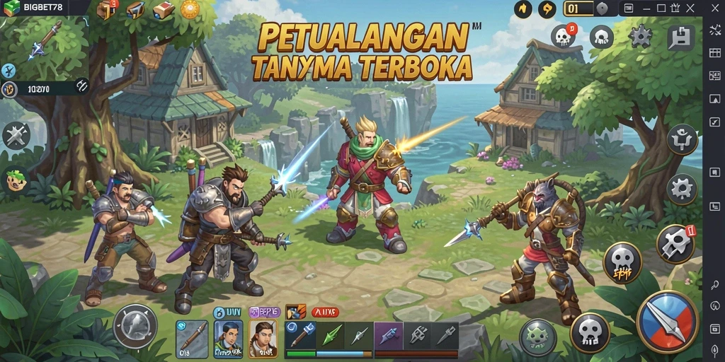 Screenshot gameplay BIGBET78 menampilkan eksplorasi mendalam di dunia terbuka.