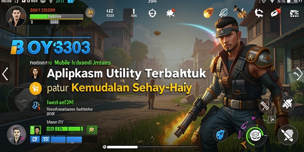 Tampilan utama BOY303 dengan berbagai fitur Utility yang mudah diakses.