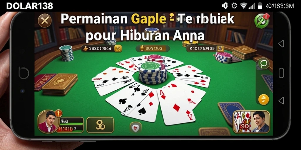 Tampilan gameplay DOLAR138 yang menarik saat bermain Gaple.