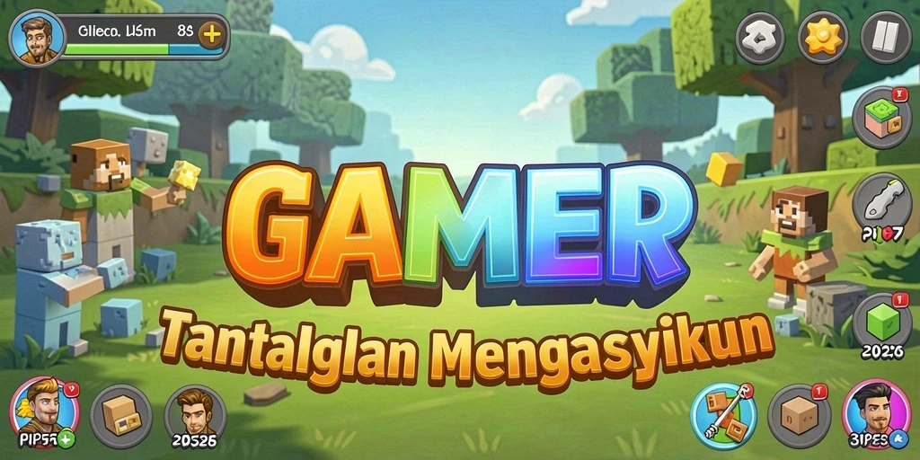 GAMERP menunjukkan gameplay seru dengan berbagai tantangan puzzle.