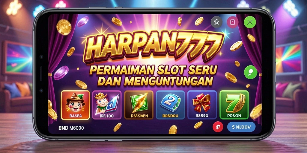 Tampilan gameplay Slot yang mendebarkan di HARAPAN777.
