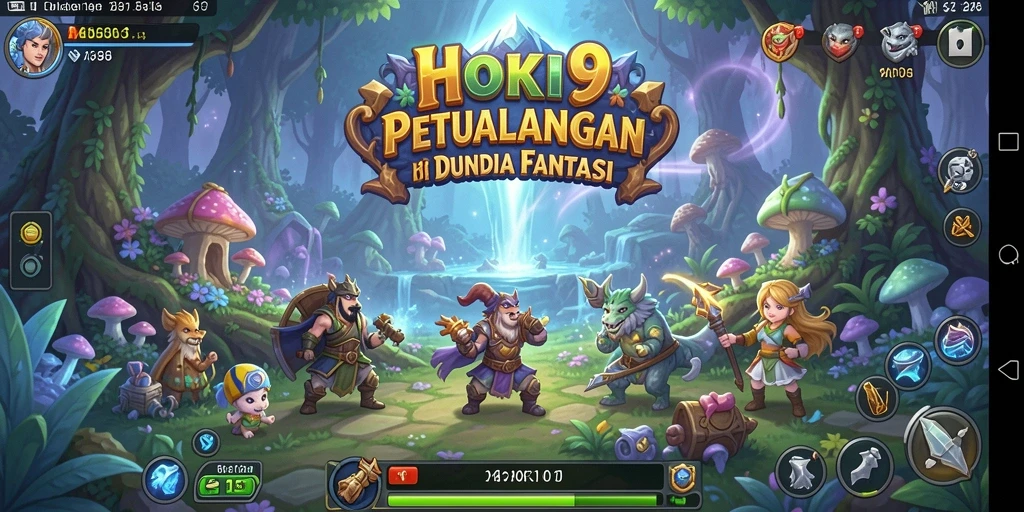 Tangkapan layar gameplay HOKI9 menampilkan petualangan seru di dunia fantastis.