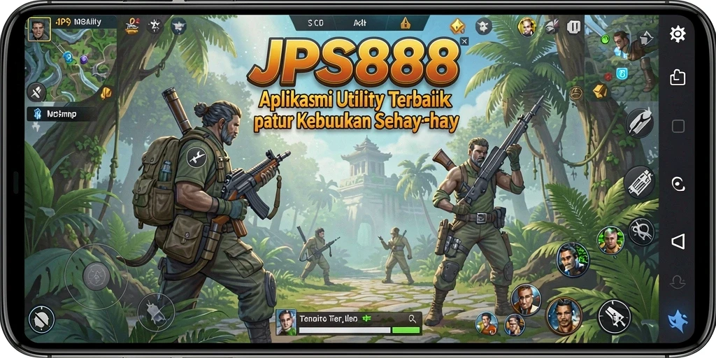 Tampilan antarmuka JPS888 yang bersih dan fungsional.