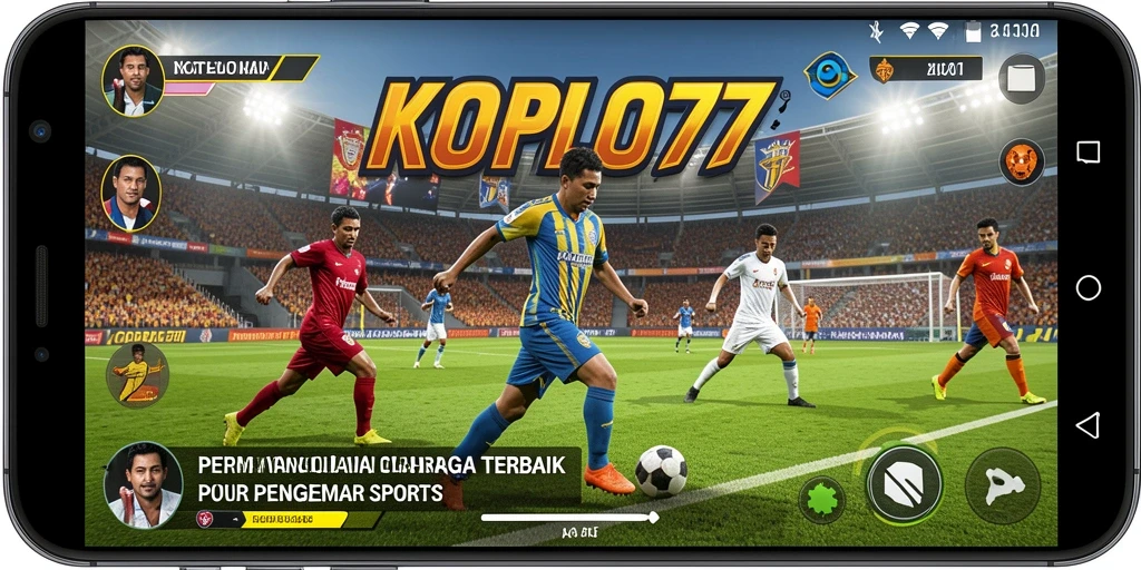 Tampilan gameplay KOPLO77 dengan grafis olahraga menakjubkan.