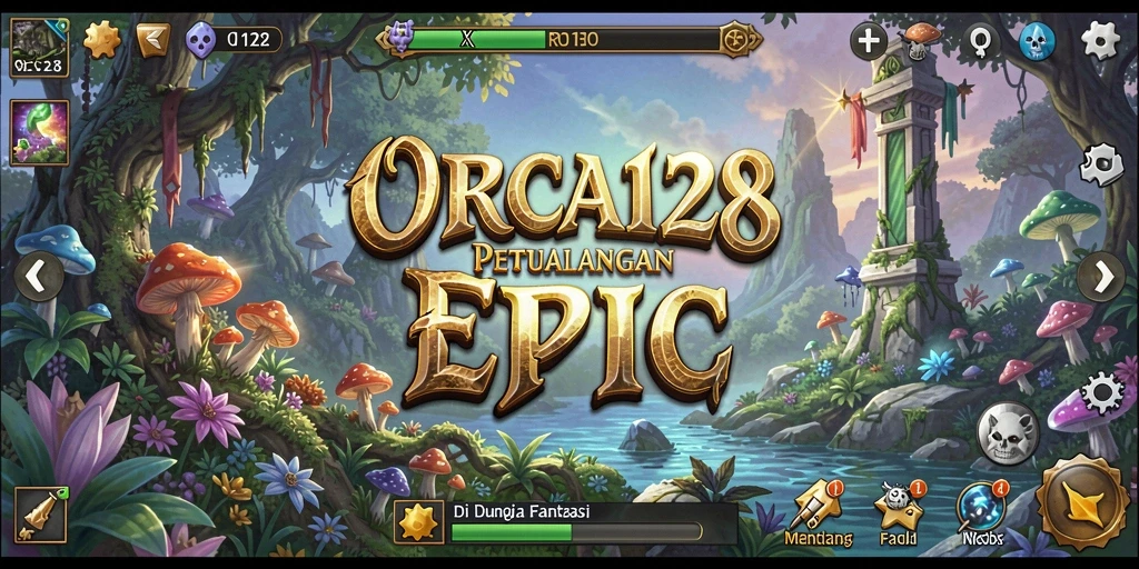 Tampilan gameplay ORCA128 yang memukau dan penuh aksi.