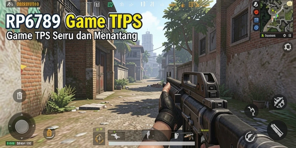 Tampilan gameplay seru dari RP6789 dalam aksi tempur TPS.