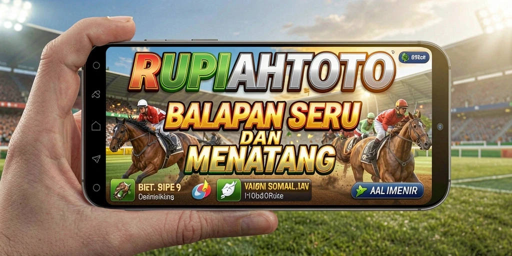Tampilan gameplay seru dari RUPIAHTOTO saat balapan di trek menantang.